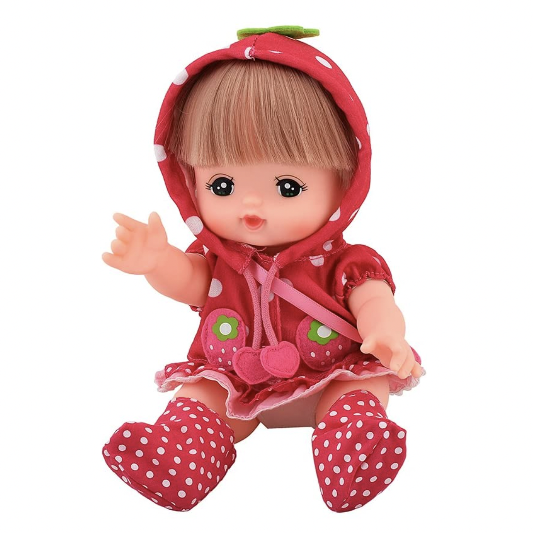 เมลจัง (MELL CHAN®) ชุดเมลจัง ชุดแจ็คเก็ต ลายสตรอเบอร์รี่ Strawberry Jacket ชุดตุ๊กตา Mel-chan ตุ๊กตาเมลจัง Mel-chan ของเล่นญี่ปุ่น ลิขสิทธิ์แท้ พร้อมส่ง