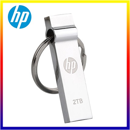 แฟลชไดรฟ์ 1/2TB HP Pendrive Flash Drive Waterproof Metal Memory Stick Pen Drive Flash Disk