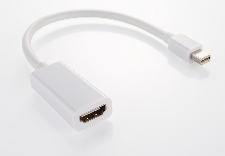 แอปเปิ้ลคอมพิวเตอร์ตัวแปลง macbookair โปรเจ็กเตอร์ VGA ตัวเล็กขยายเป็น HDMI Thunderbolt 2 ขยาย