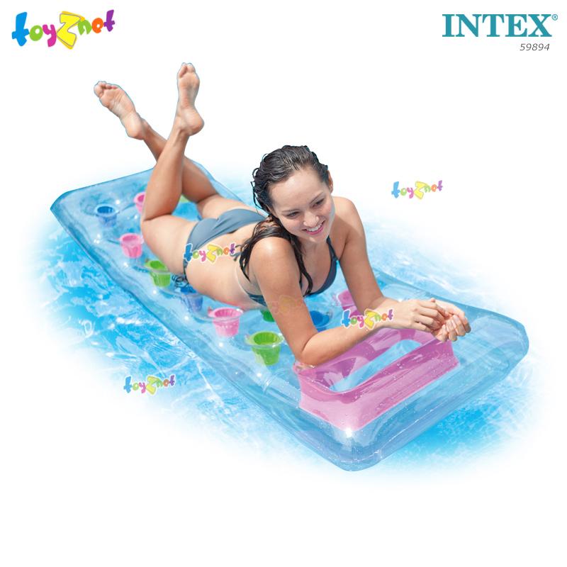 Intex ส่งฟรี แพยาง เป่าลม ซันแทนเนอร์ 1.88x0.71 ม. สีชมพู รุ่น 59894