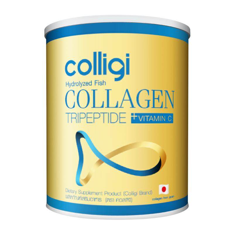 (ล็อตใหม่ของแท้) Amado Colligi  collagen Tripeptide+Vitamin c อมาโด้ คอลลิจิ คอลลาเจน ไตรเปปไทด์ พลัส วิตามินซี  ปริมาณ110.6 G.(จำนวน1กระป๋อง) ช่วยบำรุงผิวขาวกระจ่างใส *บำรุงข้อต่อกระดูก*