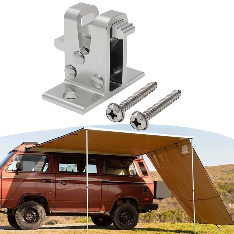 Universal RV Awning Bottom Bracket Satin RV Awning Bottom Bracket for