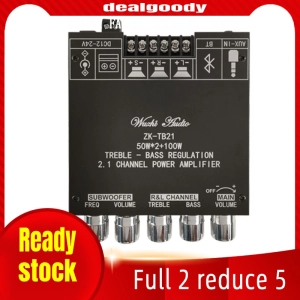 สินค้า (Ready stock) ZK-TB21 TPA3116D2 Bluetooth 5.0 Subwoofer Amplifier Board 50WX2+100W 2.1 Channel Power Audio Stereo Amplifier Board แอมป์จิ๋วบูทูธ เเอมป์จิ๋ว