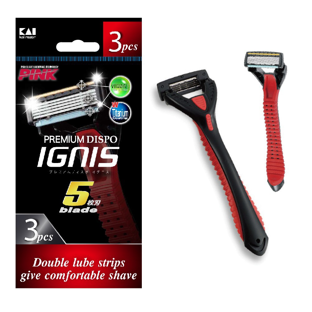 มีดโกน IGNIS 5 BLADE pouch (1 x 3 ชิ้น)