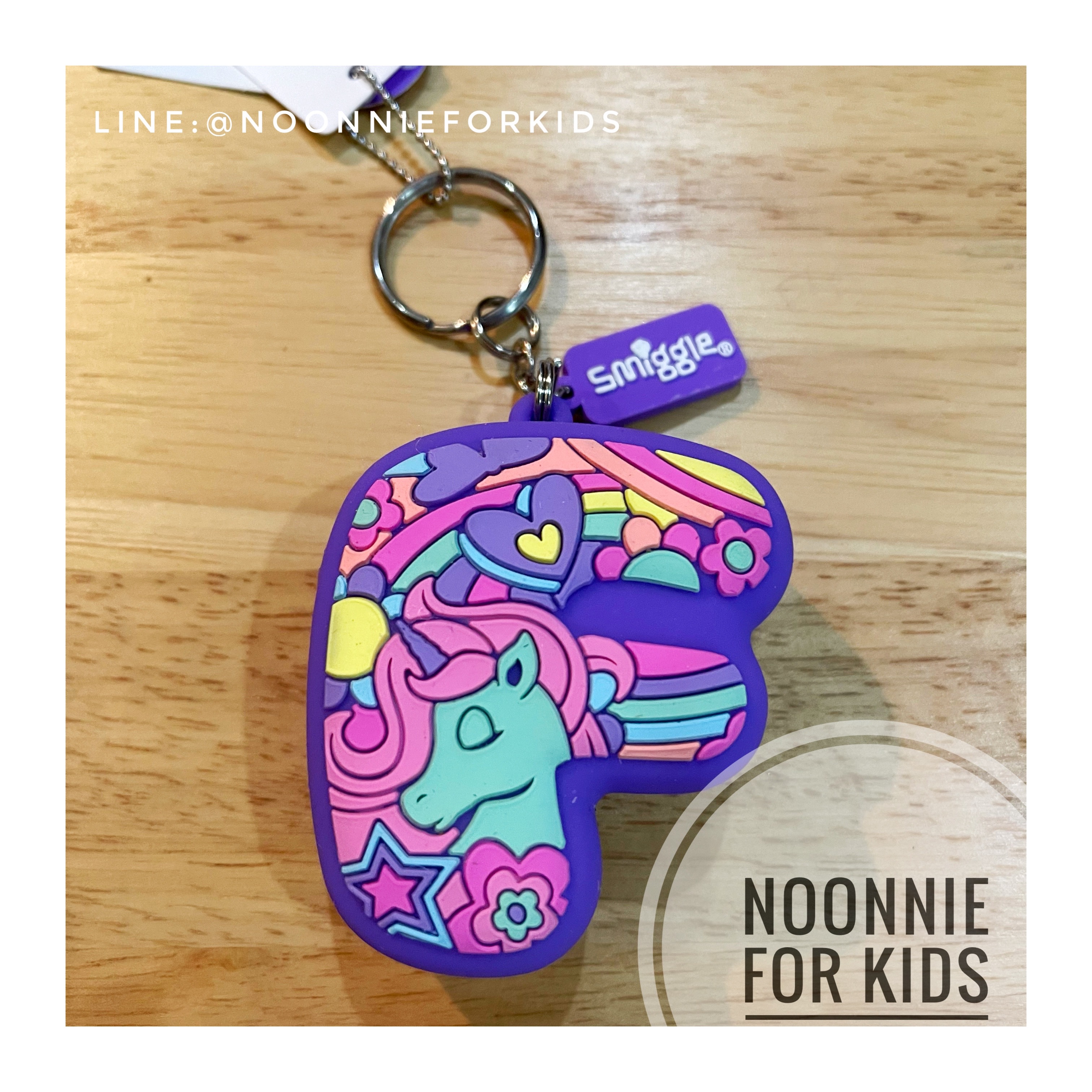 พวงกุญแจตัวอักษร F Smiggle Scented Alphabet Keyrings ดีไซน์น่ารัก แท้ ...