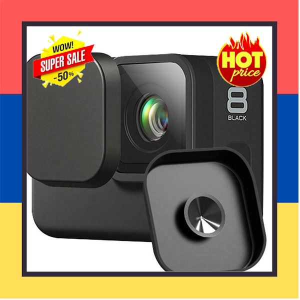 ฝาซิลิโคนปิดหน้าเลนส์ Case Cap Silicone Cover Protective For GoPro Hero 8 Black กล้องติดรถ กล้องกันน้ำ 2020 เดินทาง ไม้เซลฟี่ GoPro Wifi 4k HD