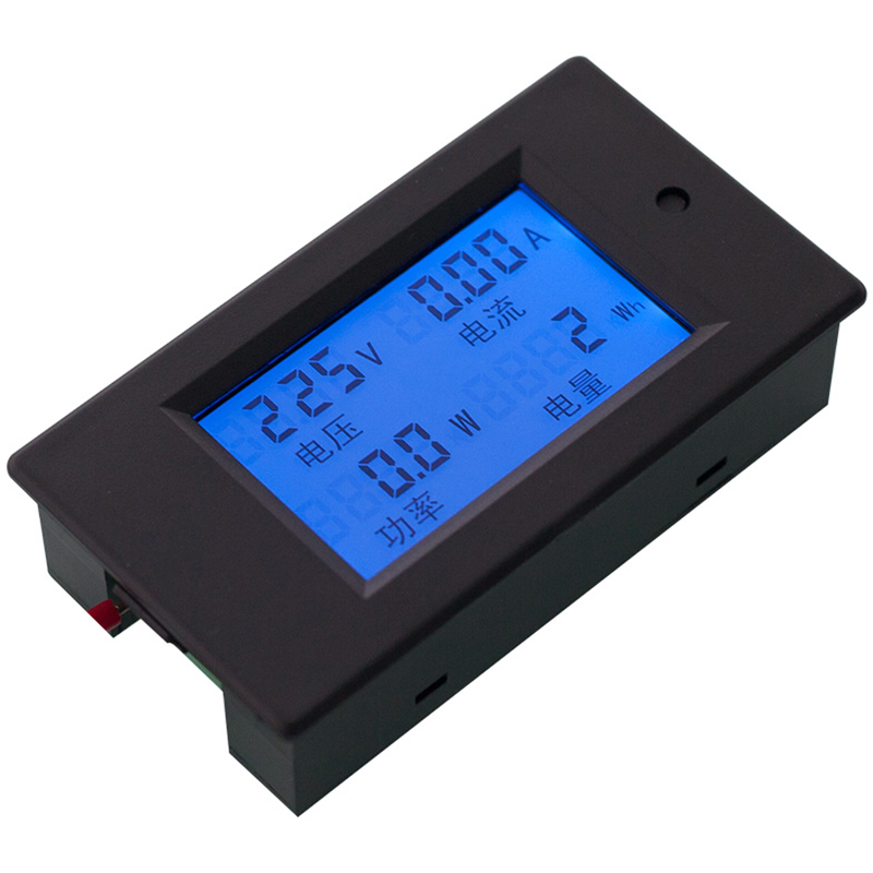 AC Single Phase Digital Wattmeter Power Energy Meter 220V 100A Kwh