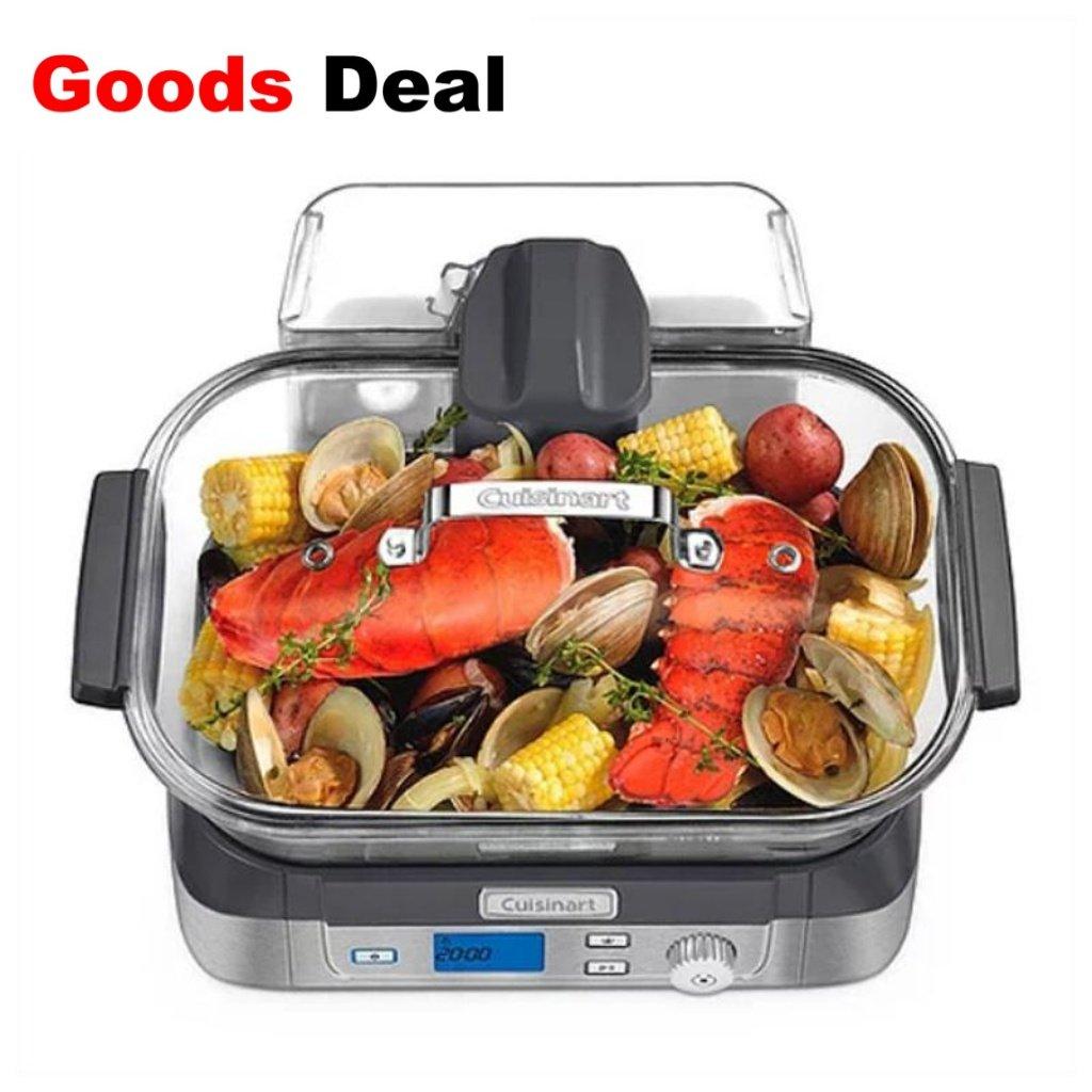 ดูภาพ เครื่องใช้ไฟฟ้าในครัวขนาดเล็ก Cuisinart เครื่องนึ่งระบบดิจิตอล ถังน้ำบรรจุ 1 ลิตร รุ่น STM-1000 หม้อนึ่งไฟฟ้า <br/>เพิ่มเติม เครื่องใช้ไฟฟ้าในครัวขนาดเล็ก Cuisinart เครื่องนึ่งระบบดิจิตอล ถังน้ำบรรจุ 1 ลิตร รุ่น STM-1000 หม้อนึ่งไฟฟ้า
