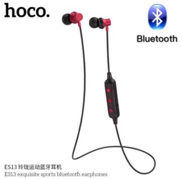 แท้ 100% Hoco ES13 หูฟังบลูธูทไร้สาย ออกกำลังกาย Exquisite Sports Bluetooth Earphone 4.1