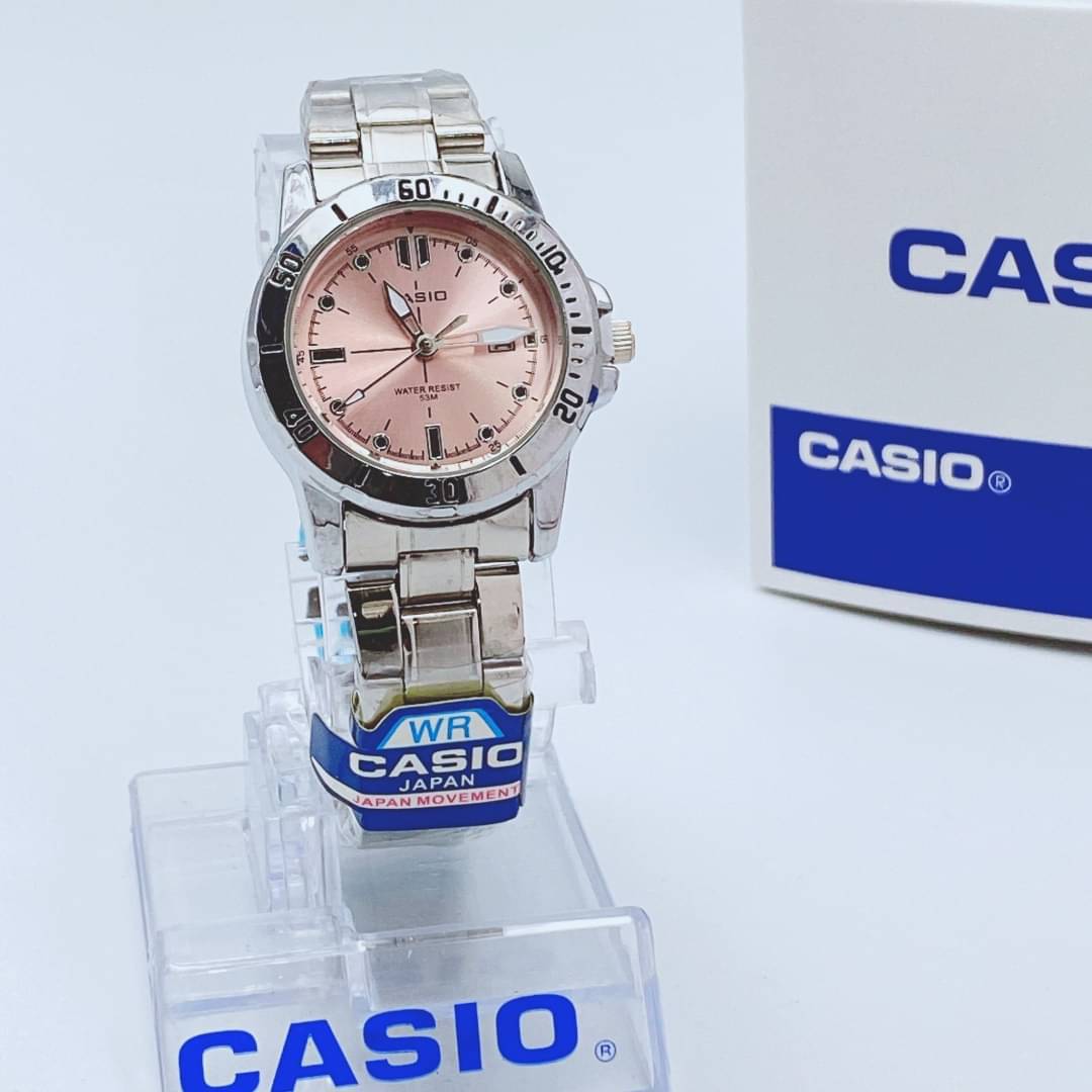นาฬิกาข้อมือ ข้อมือ นาฬิกาCasio Casio นาฬิกาคาสิโอ คาสิโอ นาฬิกาผู้หญิงของต้องมี ใส่ทำงาน ใส่ไปเรียน ผู้หญิง สวยหรูหรามากแม่ ใส่ได้ทุกวัน