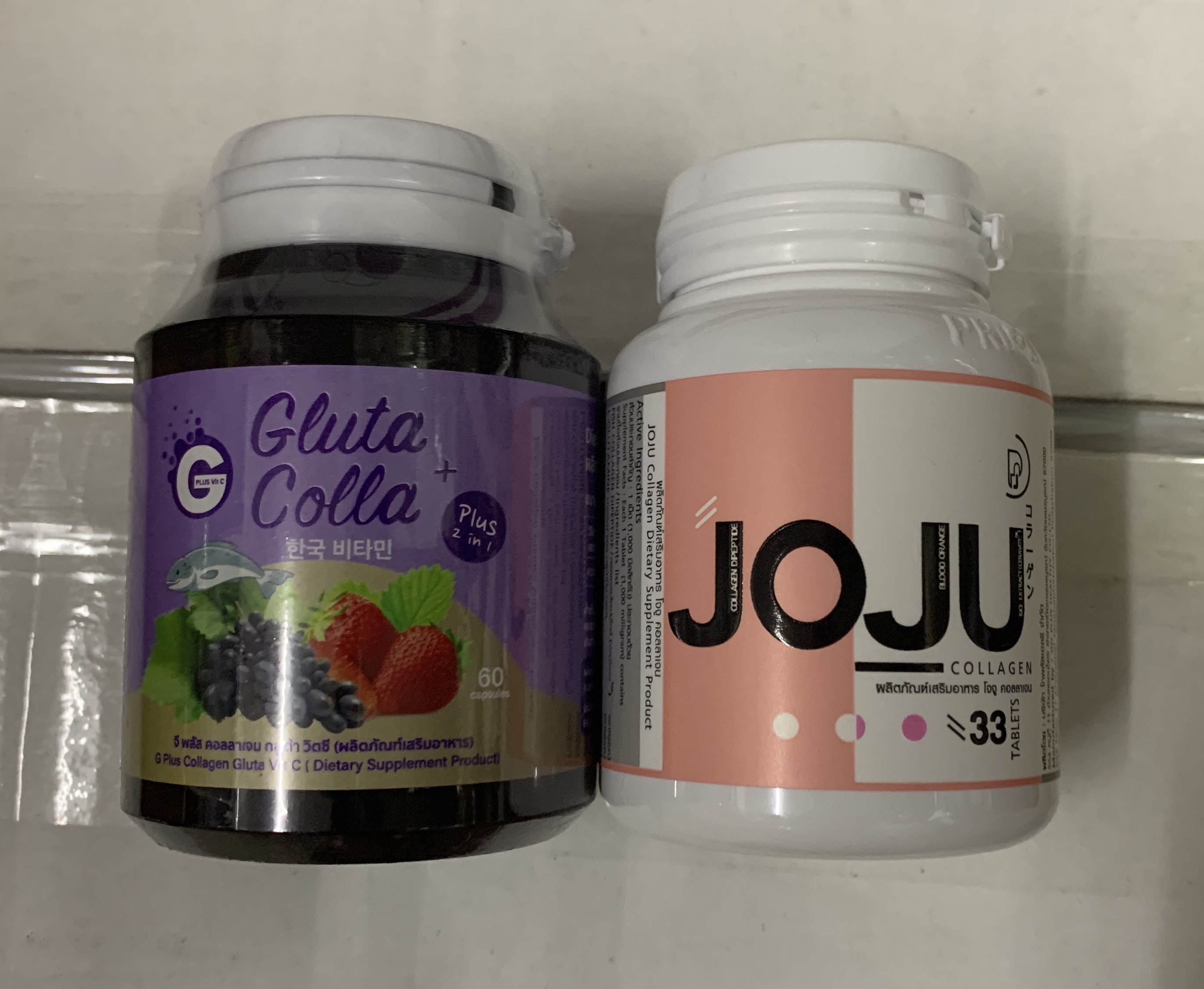 jojucollgenโจจูคอลลาเจน+Gluta colla2in1กลูต้าคอลลา (1+1แบบคู่)