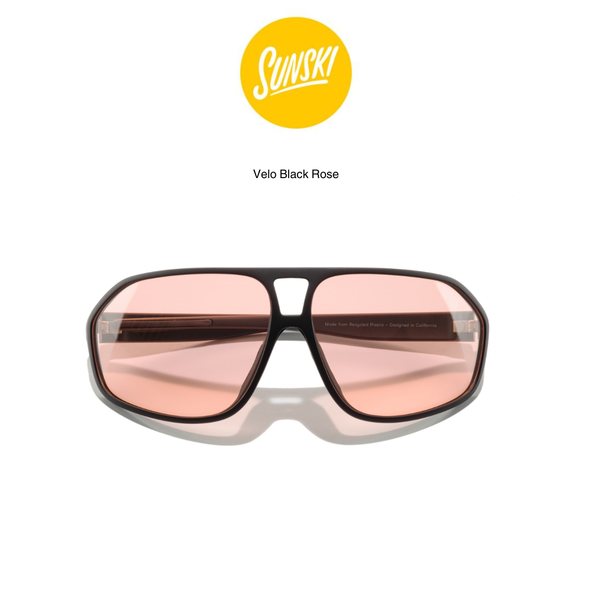 [SUNSKI] แว่นตากันแดด รักษ์โลก ดีต่อคุณ และดีต่อโลก รุ่น Velo สี Black