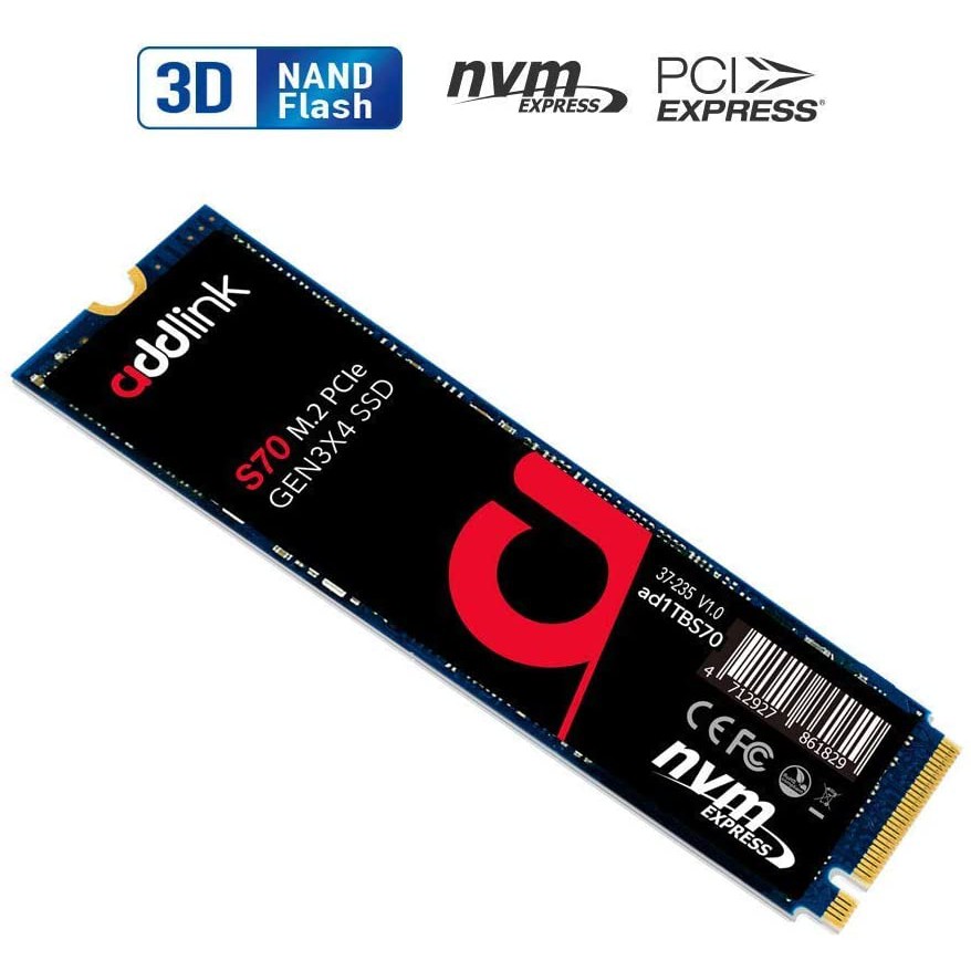 โปร SSD ADDLINK S70 1TB 512GB NVME PCIE GEN3X4 M.2 2280 ประกันศูนย์5ปี #ฮาร์ดดิสก์พกพา #ฮาร์ดดิสก์notebook #ฮาร์ดดิสก์คอม #ฮาร์ดดิสก์ssd #ฮาร์ดดิสก์แบบพกพา #harddisk #bestseller