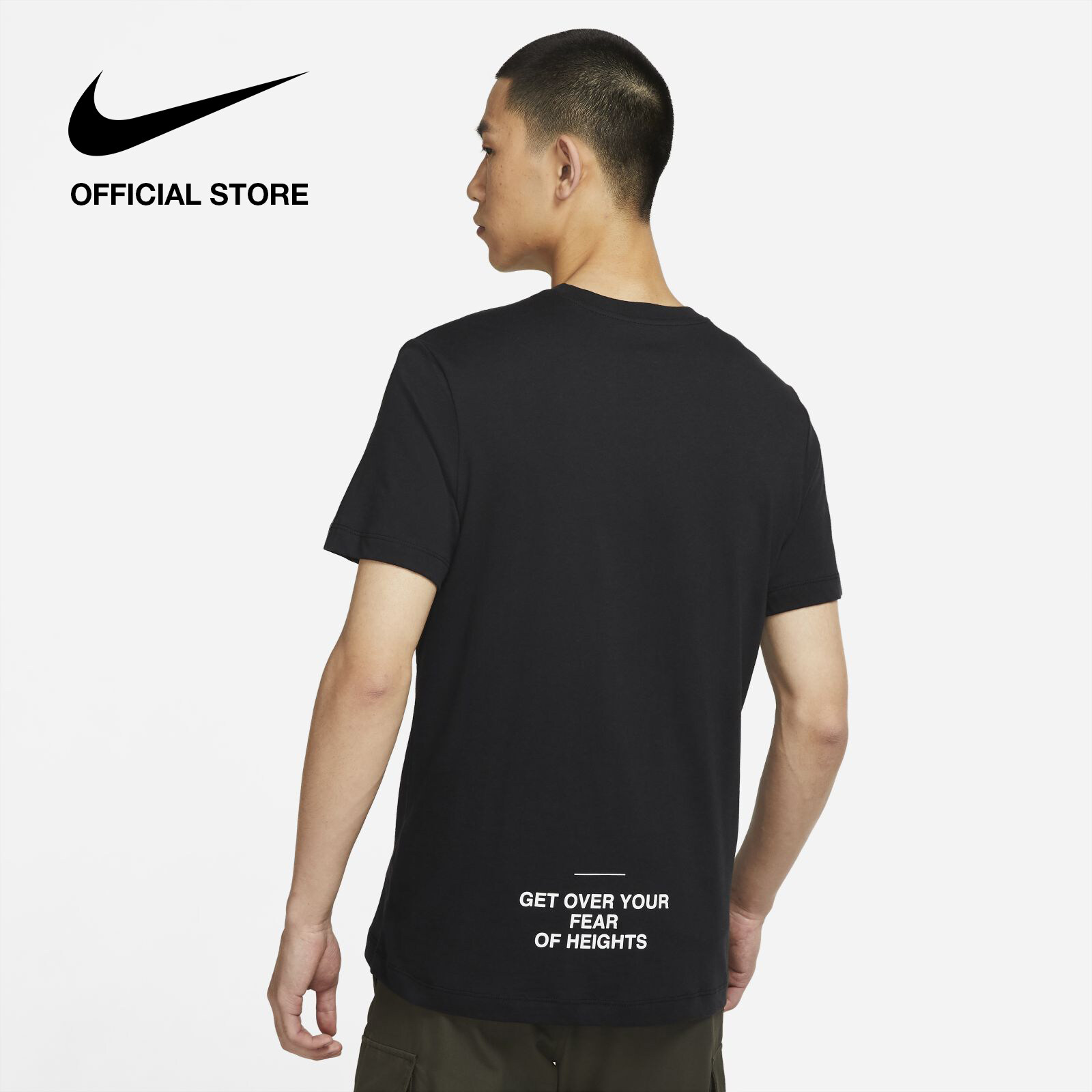 Nike Men's Sportswear T-Shirt - Black ไนกี้ เสื้อยืดผู้ชาย - สีดำ