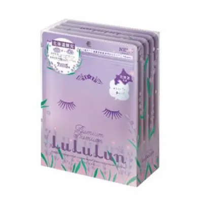 Lululun Face Mask Sheet Lavender 7 days (35 Sheets/Pack)