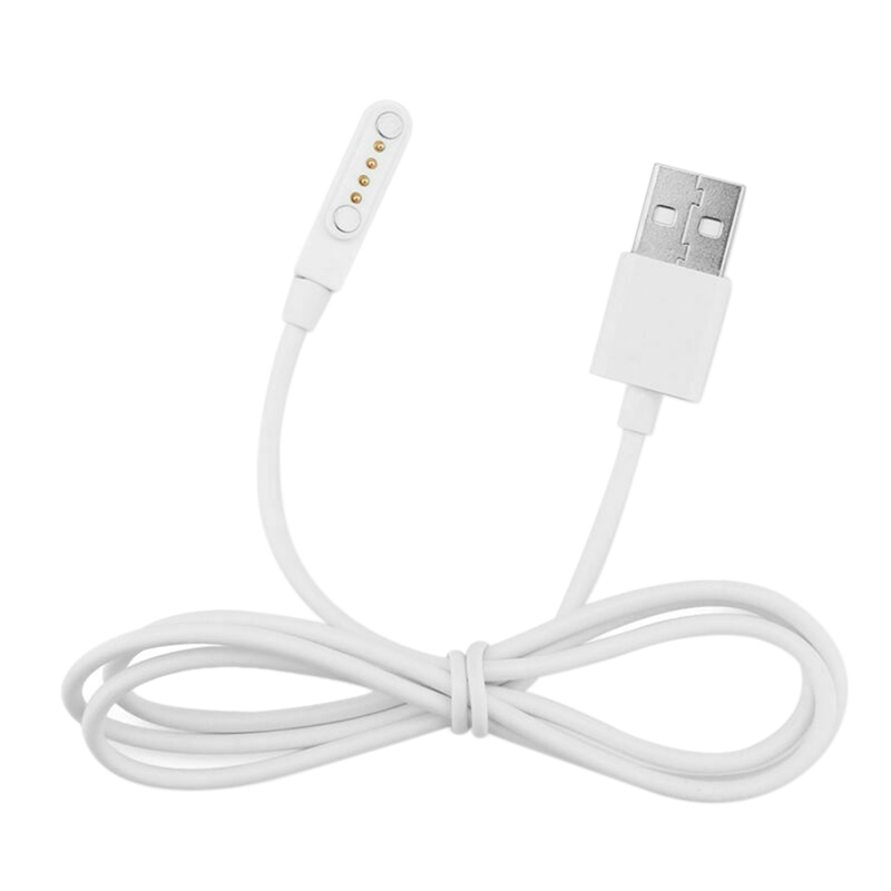 Ministar magnetic charger usb 2.0 charging cable cord power 4 pin for smart watch kw88