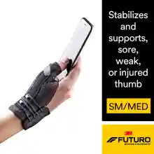 ภาพขนาดย่อของภาพหน้าปกสินค้าFuturo Deluxe Thumb Stabilizer S/M L/XLฟูทูโร่ อุปกรณ์พยุงนิ้วหัวแม่มือ รุ่นสีดำ จากร้าน pmn healthcare บน Lazada ภาพที่ 4