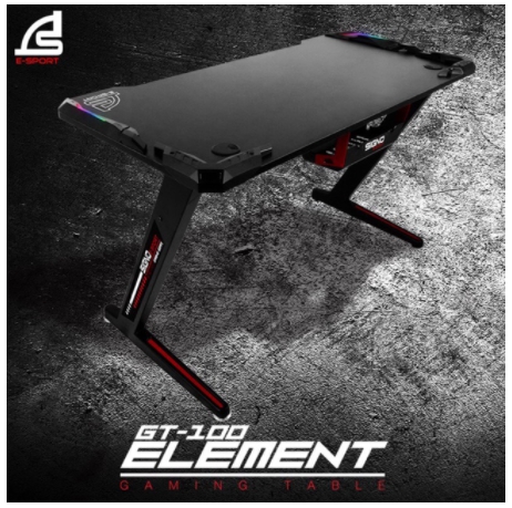 ของแท้‼️SIGNO E-SPORT GT-100 ELEMENT GAMING TABLE โต๊ะเกมมิ่งเกียร์ โต๊ะเล่นเกมส์