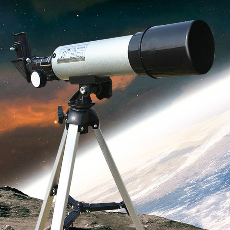 กล้องดูดาว รุ่นเล็ก สำหรับผู้เริ่มต้น 360x50 กล้องโทรทรรศน์ดาราศาสตร์ตาข้างเดียวขนาดใหญ่ความละเอียดสูงดวงจันทร์ความละเอียดสูงดู stargazing นักเรียนเด็กผู้ใหญ่-Monocular large-caliber high-definition astronomical telescop