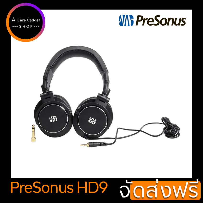 PreSonus HD9 หูฟังสำหรับงานสตูดิโอ ที่มืออาชีพใช้กัน เสียงใสเบสหนัก มีความสมจริงรับรองไม่ผิดหวัง