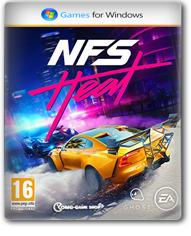 แผ่นเกม PC Game  Need for Speed Heat - เกมคอมพิวเตอร์