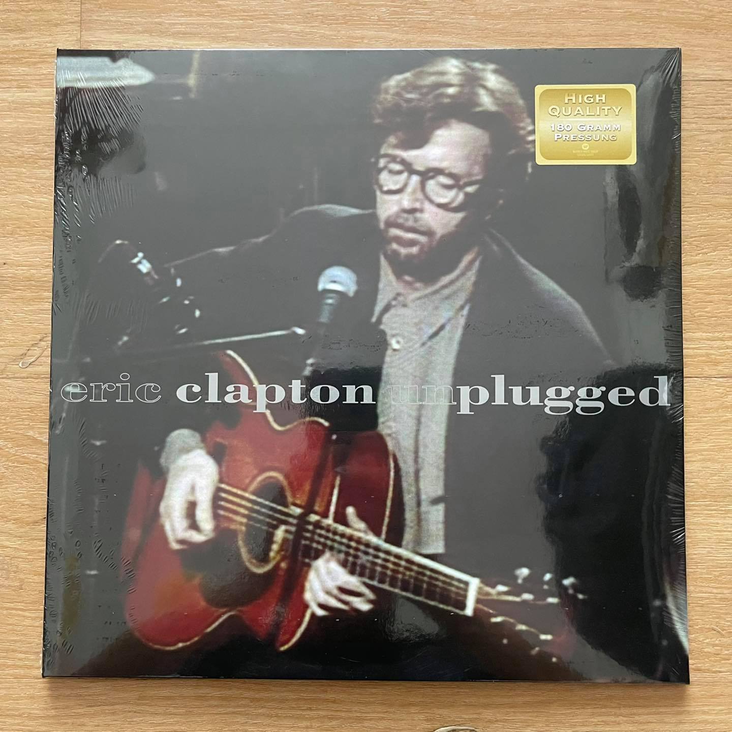 แผ่นเสียง Eric Clapton Unplugged ,Vinyl, LP, Album, Reissue, 180 gram แผ่นเสียงใหม่ ซีล