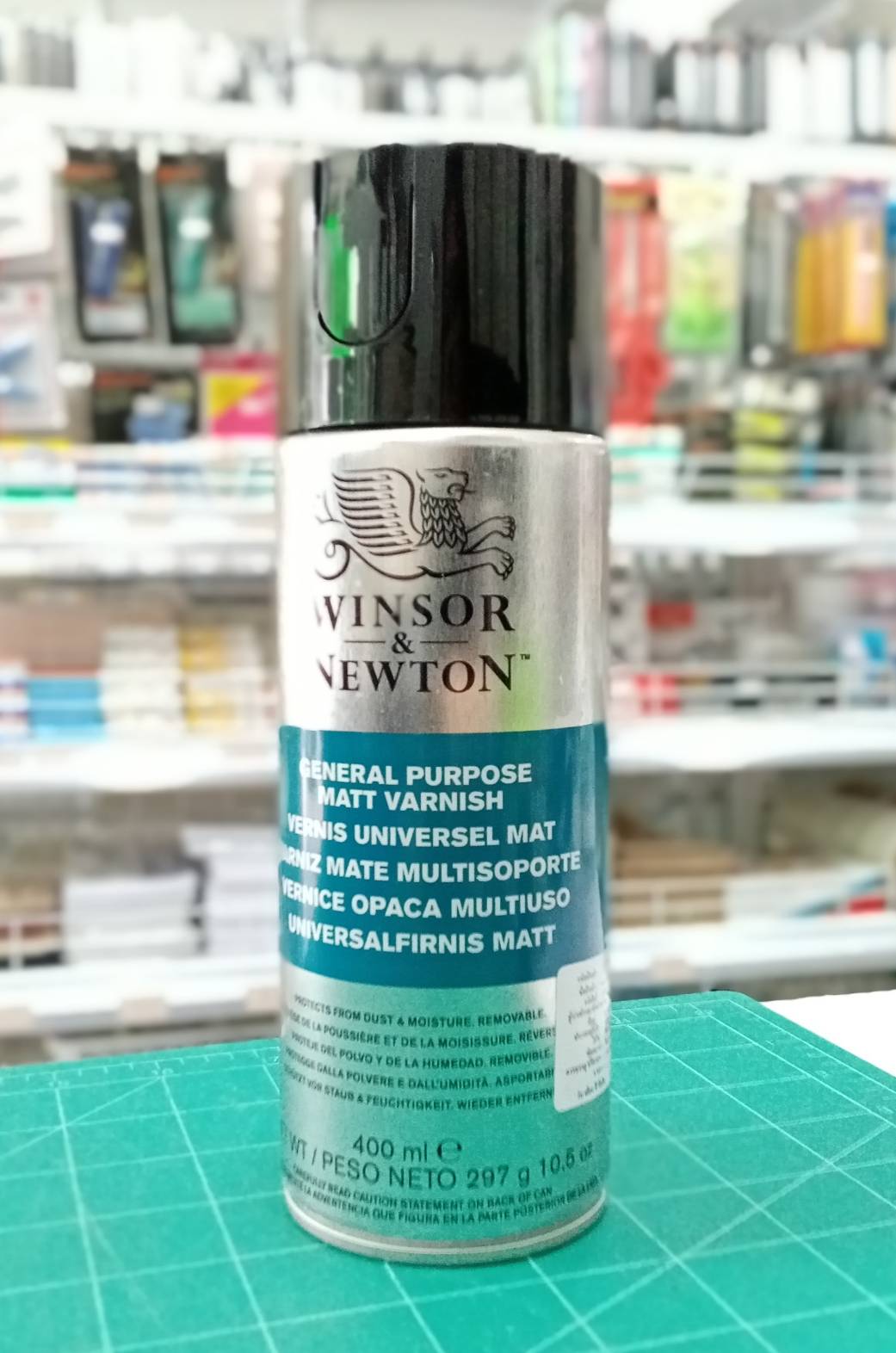 Winsor & Newton PROFESSIONAL MATT VARNISH 400 ML สเปรย์เคลือบภาพ วานิชเคลือบภาพ แบบผิวด้าน 400