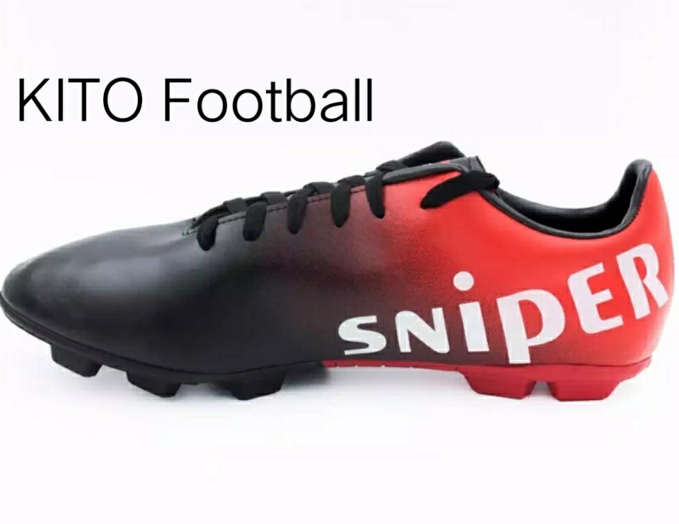 SCPPlaza Hot รองเท้ากีฬา ฟุตบอล เด็ก Kito สีดำแดง ลดราคาพิเศษ Sale สุดๆ