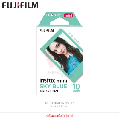 ฟิล์มอินสแตนท์ Fujifilm INSTAX MINI FILM SKY BLUE FRAME 1กล่อง/10แผ่น