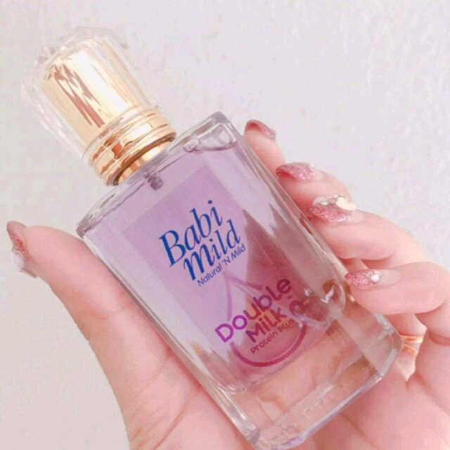 น้ำหอม กลิ่นแป้งเด็ก เบบี้มายด์ม่วง สีม่วง สี ม่วง เบบี้มาย เบบี้มายด์