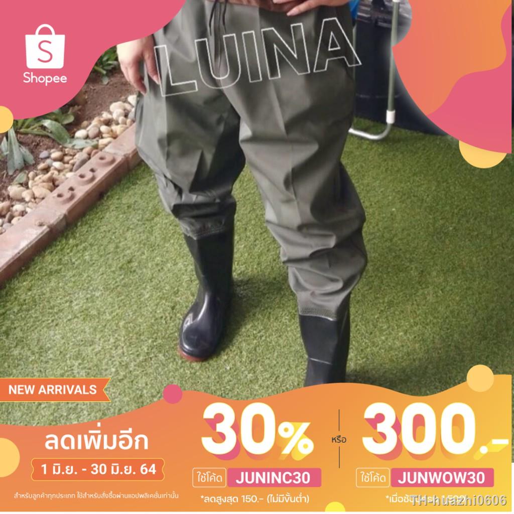 [ลดเพิ่ม30-ใช้JUNINC30] รองเท้าบูทกันฝน รองเท้าบูทกันน้ำ ทำสวน ทำไร่