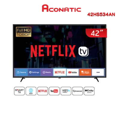 Aconatic LED Smart TV สมาร์ททีวี 42 นิ้ว รุ่น 42HS534AN Netflix TV (รับประกันศูนย์ 3ปี)