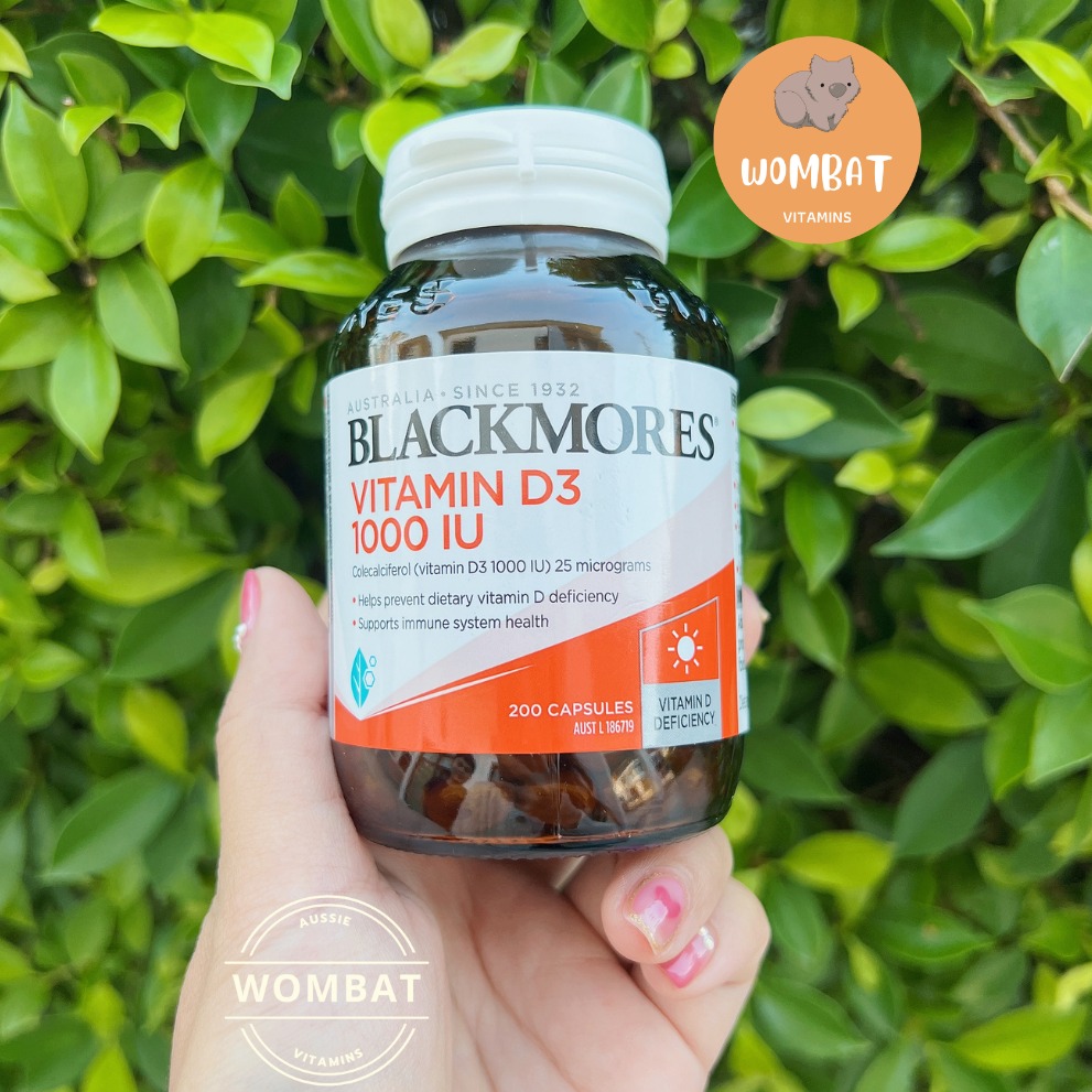 Blackmores Vitamin D3 1000IU วิตามินดี3 บำรุงกระดูก เสริมภูมิคุ้มกัน