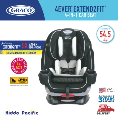 คาร์ซีทรุ่นGraco 4Ever Extend2Fit Car Seat-Clove