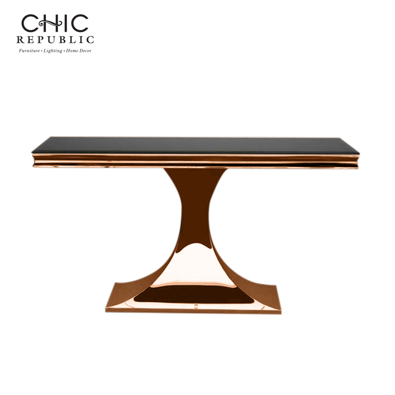 CHIC REPUBLIC HERNANDEZ-RG/140,โต๊ะคอนโซล - สี ดำ