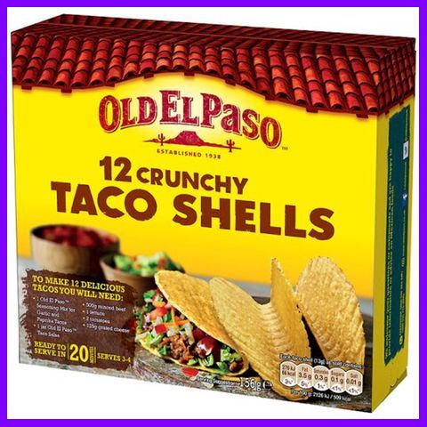 โปรโมชั่นสุดคุ้ม โค้งสุดท้าย Old El Paso Taco Shells 156g บริการเก็บเงินปลายทาง