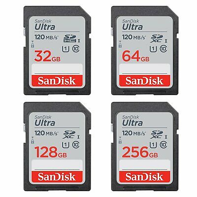 SanDisk Ultra SD Card 32GB Class10 SDHC Speed 120MB/s (SDSDUN4) เมมโมรี่ การ์ด แซนดิส ใส่ กล้องมิลเลอร์เลส กล้อง ถ่ายรูป กล้องถ่ายภาพ กล้องDSLR ประกัน 10ปี โดย Synnex