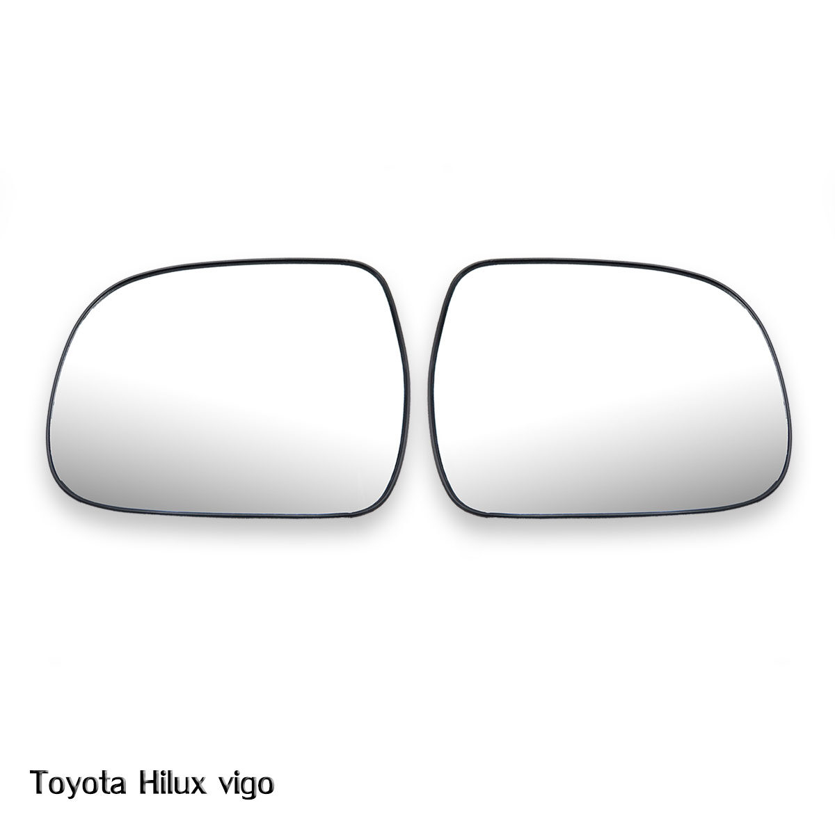 เนื้อเลนส์กระจก ข้าง ขวา+ซ้าย Lh+ Rh ใส่ Toyota Hilux Vigo RH+LH  Wing Side Door Mirror Glass Len Hilux Vigo Mk6 Toyota 2005-2014 มีบริการเก็บเงินปลายทาง