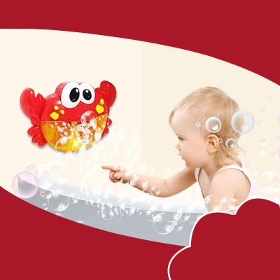 Crab Bubble Making Bath Toy with Music, Funny Kids Toy