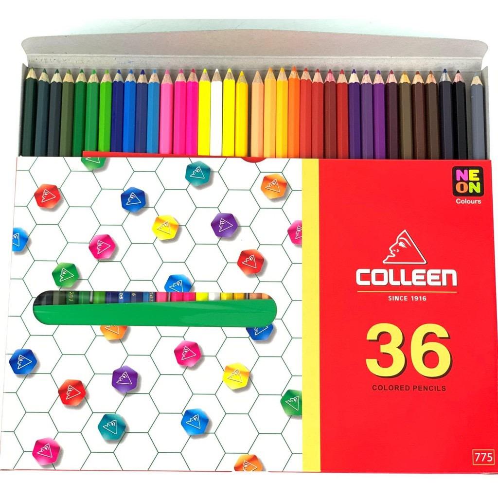 KTS (ศูนย์เครื่องเขียน) ดินสอ สีไม้ COLLEEN 1 หัว 36 สี