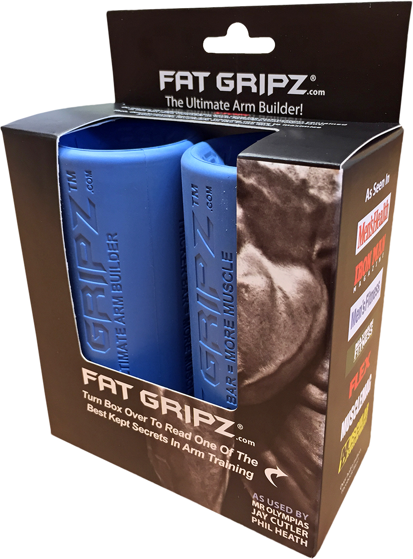 Fat Gripz | Original The Ultimate Arm Builder (2.25” diameter - Blue)