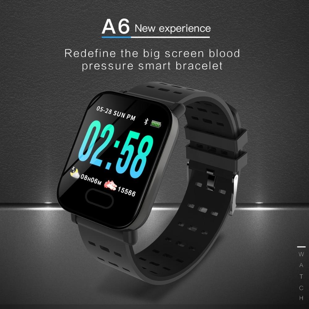 !!! A6 Heart Rate Monitor!!!สายรัดข้อมือเพื่อสุขภาพ นาฬิกาวัดหัวใจ นาฬิกาสมาทวอช นาฬิกาวัดชีพจร นาฬิกาวิ่ง นาฬิกาวัดหัวใจ นาฬิกานับก้าว นาฬิกาใส่วิ่ง นาฬิกาวัดแคลอรี่ /กันน้ำ/ใส่อาบน้ำ/ตากฝน ล้างมือ/ แบตอึดอยู่ได้ 8-10วัน/มีรับประกันสินค้า ส่งเร็ว