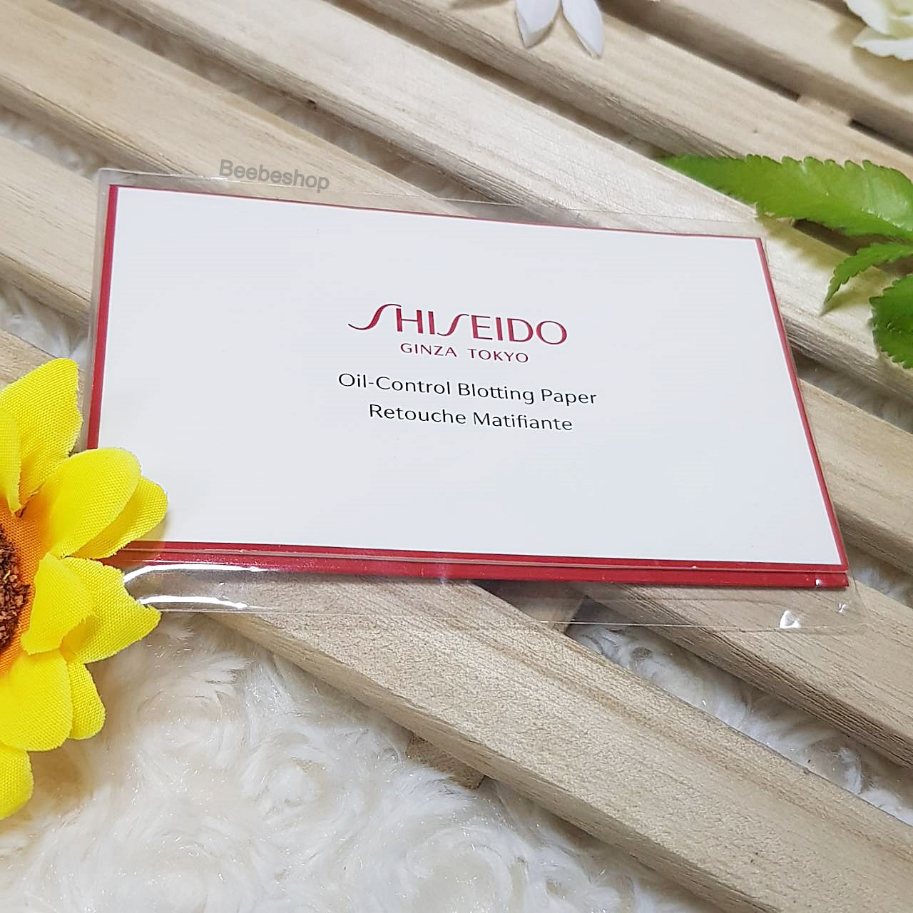 Shiseido Oil-Control Blotting Paper 10 แผ่น กระดาษซับหน้า