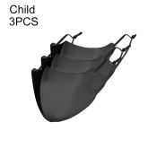 Hoco 3Pcs Reusable Adult Kids Anti Haze Droplet Adjustable Ear Hook Washable Maskss
