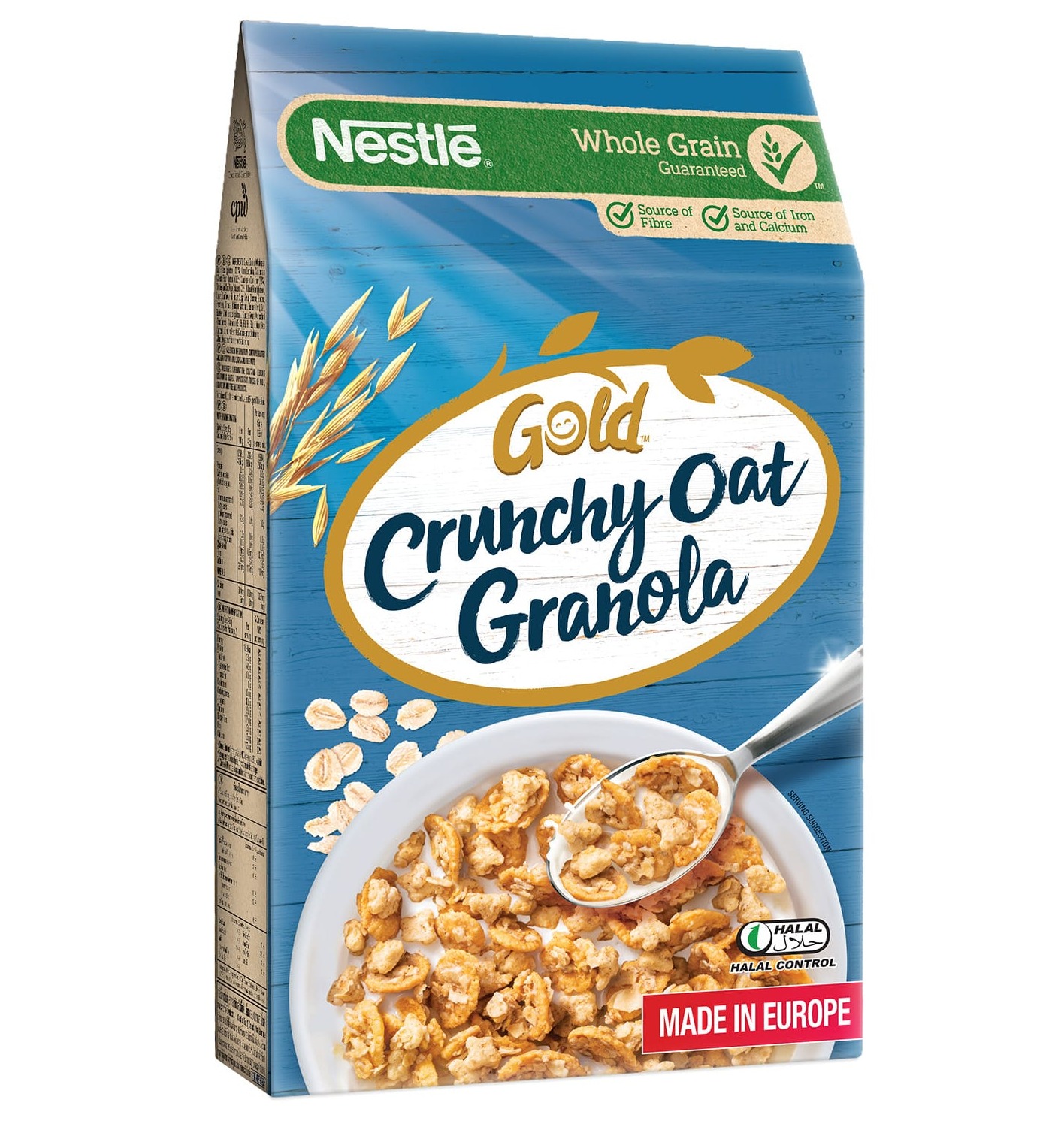 Nestle Gold Crunchy Oat Granola Breakfast Cereal เนสท์เล่ โกลด์ กราโนล่า โอ็ต ซีเรียล 315g.