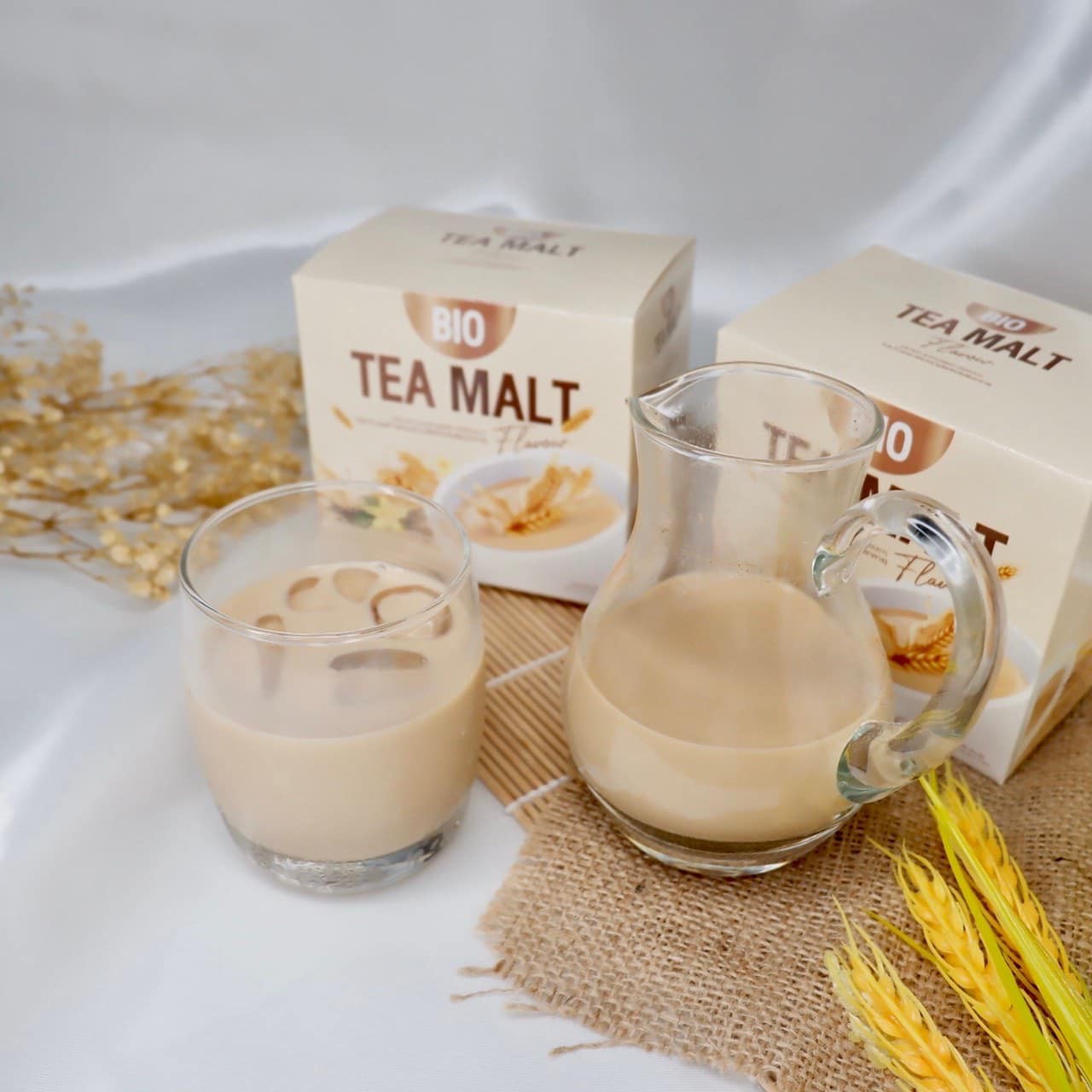 ชามอลต์ BIO Tea malt ลดการกินจุกจิก 10 ซอง 1 กล่อง