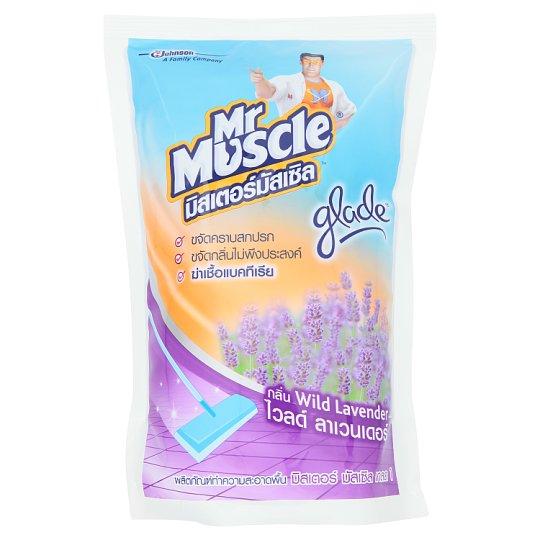 ?จัดโปร !!!? มิสเตอร์มัสเซิล ผลิตภัณฑ์ทำความสะอาดพื้น กลิ่นไวลด์ ลาเวนเดอร์ ชนิดเติม 800มล. Mr Muscle Wild Lavender Scent Refill Floor Cleaner 800ml