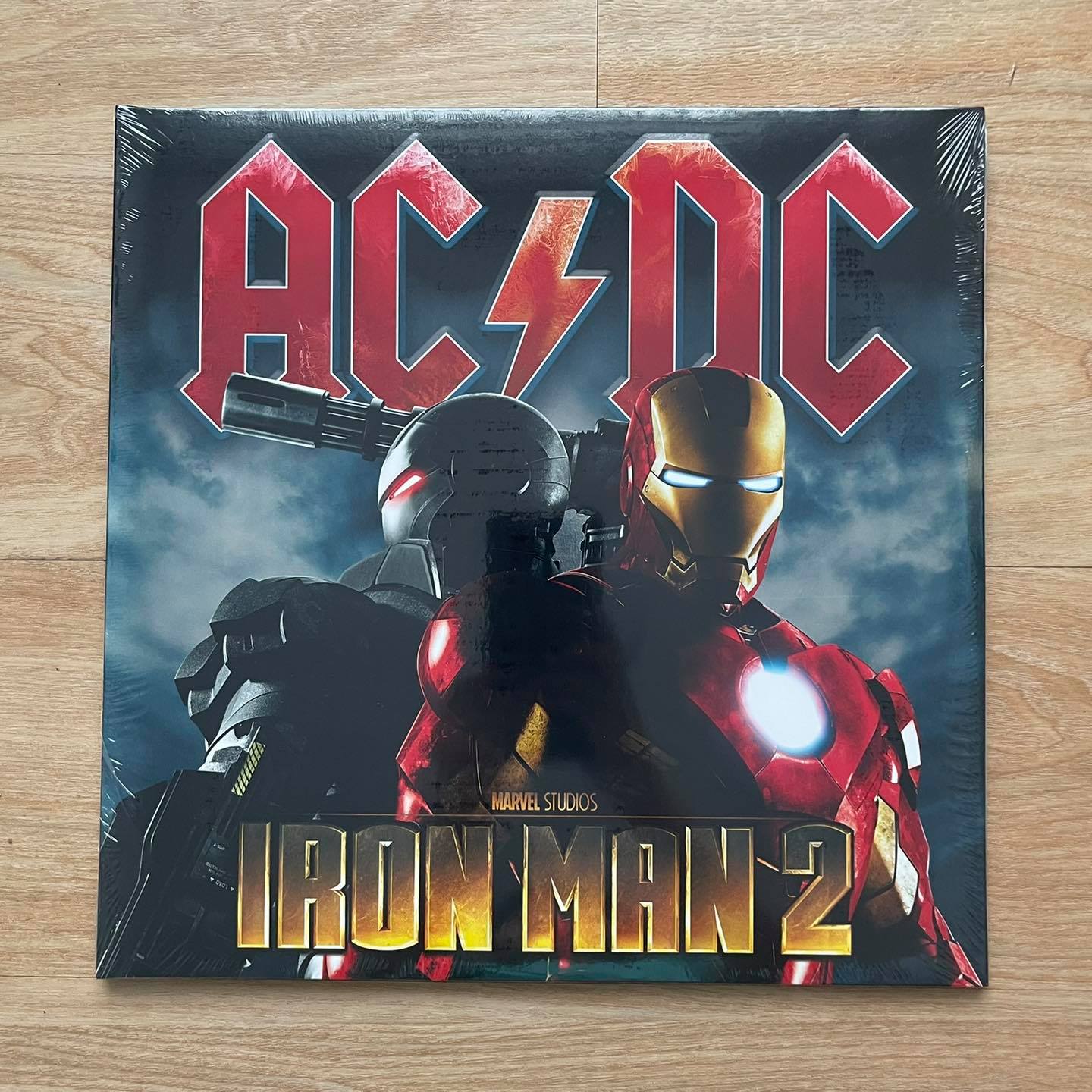 แผ่นเสียง​  Ac Dc​ iron​ man​ 2 Marvel​ studio​ 2lp  แผ่นเสียงใหม่ซีล