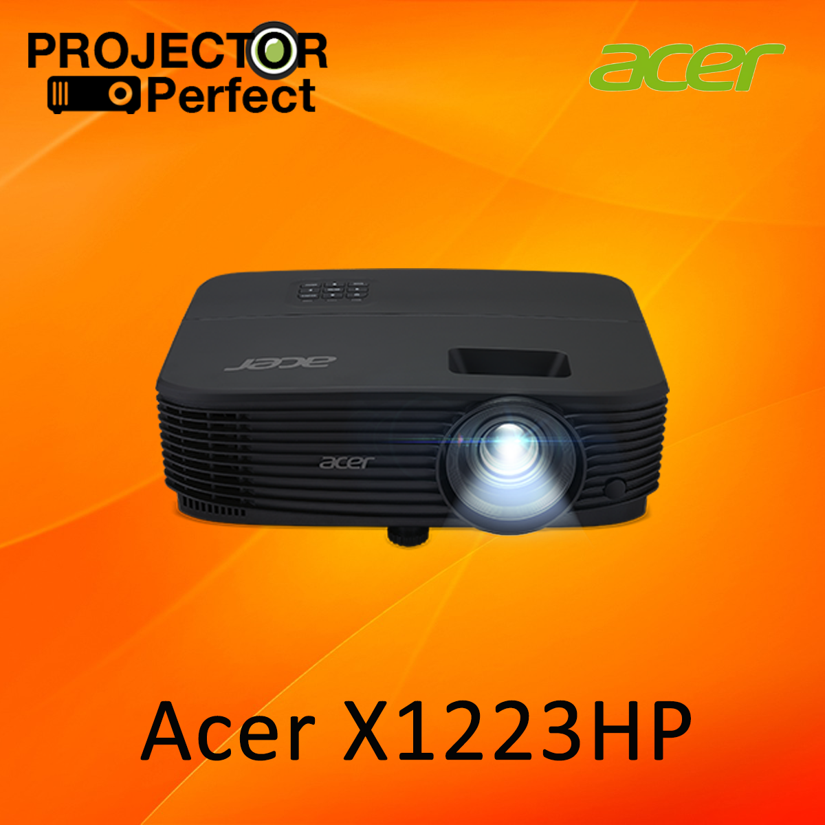 Acer X1223HP DLP Projector : XGA resolution at 4,000 ANSI Lumens ...