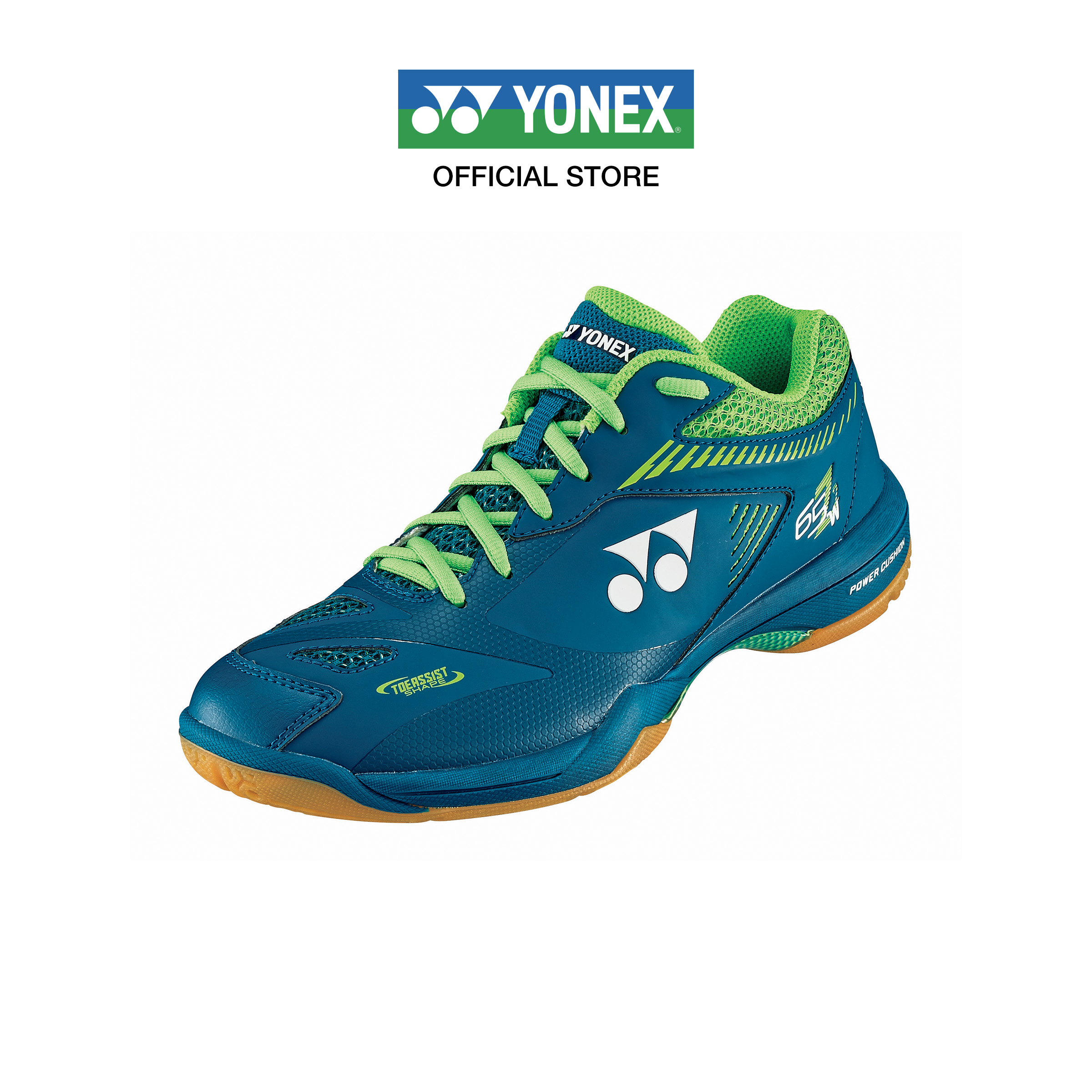 (SIZE US MEN)  YONEX รุ่น POWER CUSHION 65 Z 2 WIDE (SHB65Z2W) รองเท้าแบดมินตันให้ความกระชับเท้าและความมั่นคงเพื่อตอบสนองการเคลื่อนไหวที่รวดเร็ว